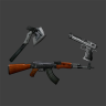 [CSO + CrossFire] AK47 & Deagle & Axe